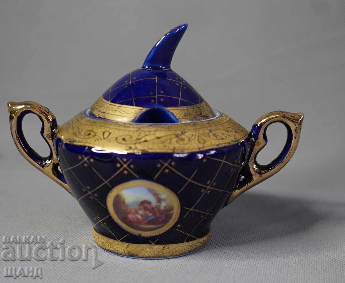 ΒΑΥΑΡΙΑ JAPAN STYLE Σταρα Πορσελάνινη ζαχαριέρα χρυσό χείλος ΒΑΥΑΡΙΑ JAPAN STYLE Σταρα Πορσελάνινη ζαχαριέρα χρυσό χείλος