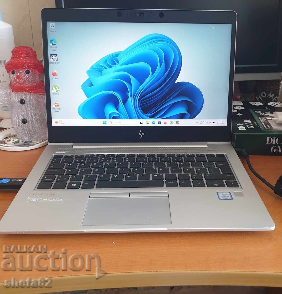 HP EliteBook 830 G5 sys i7 8Gen, 32gb ram ddr4, 512gb ssd