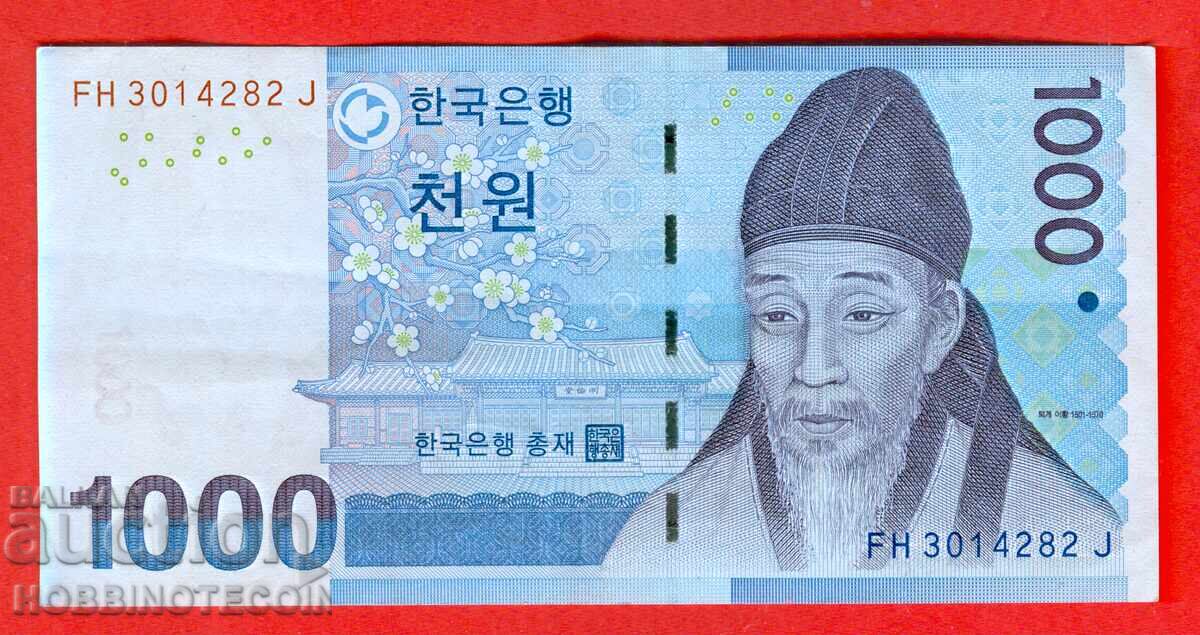 ЮЖНА КОРЕЯ KOREA 1000 - 1 000 Вон issue 2007