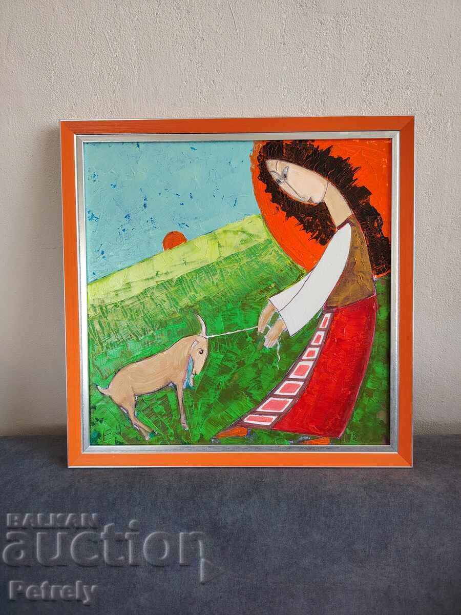 Delivery of Oil painting