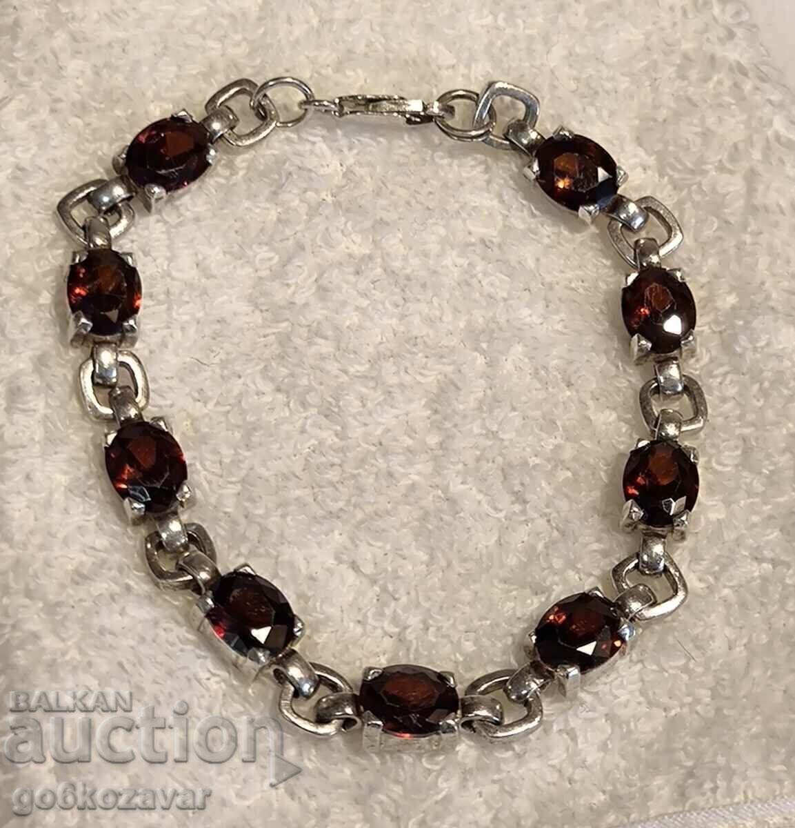 Old beautiful bracelet Garnets and silver! with price € 149.00 | 291.42 BGN