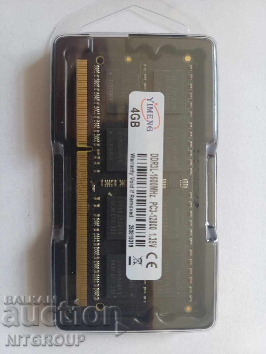 4 GB DDR3L 1600 MHz