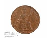 1 peni 1948 -  Velikobritania › Kral Dzhordzh VI