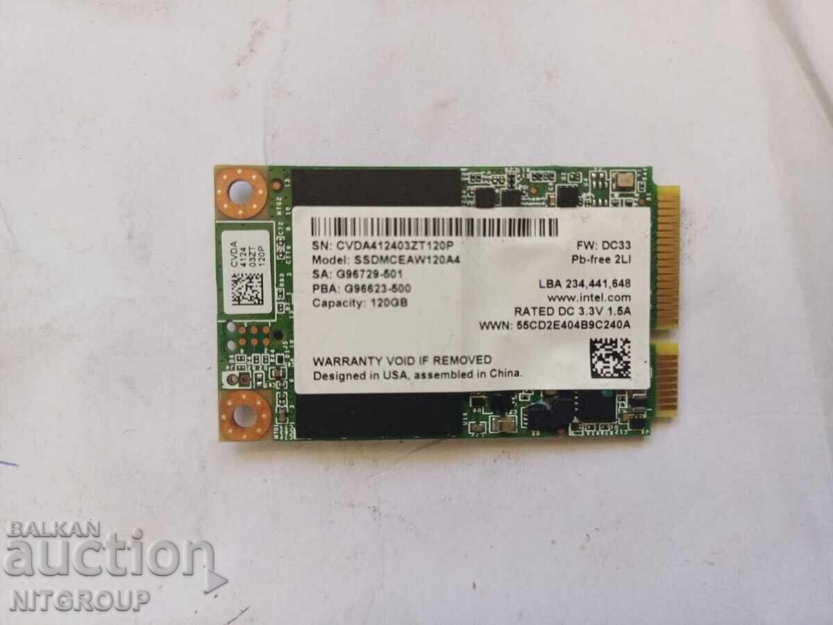 SSD disk Intel SSDMCEAW120A4 (120 GB) SSD disk Intel SSDMCEAW120A4 (120 GB)