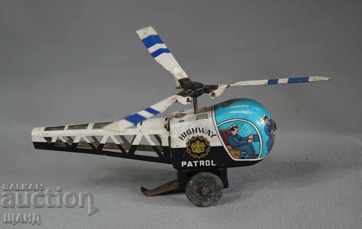 Stara Yaponska metalna igrachka model helikopter politsia cu preț € 7.35 | 14.38 BGN Stara Yaponska metalna igrachka model helikopter politsia cu preț € 7.35 | 14.38 BGN