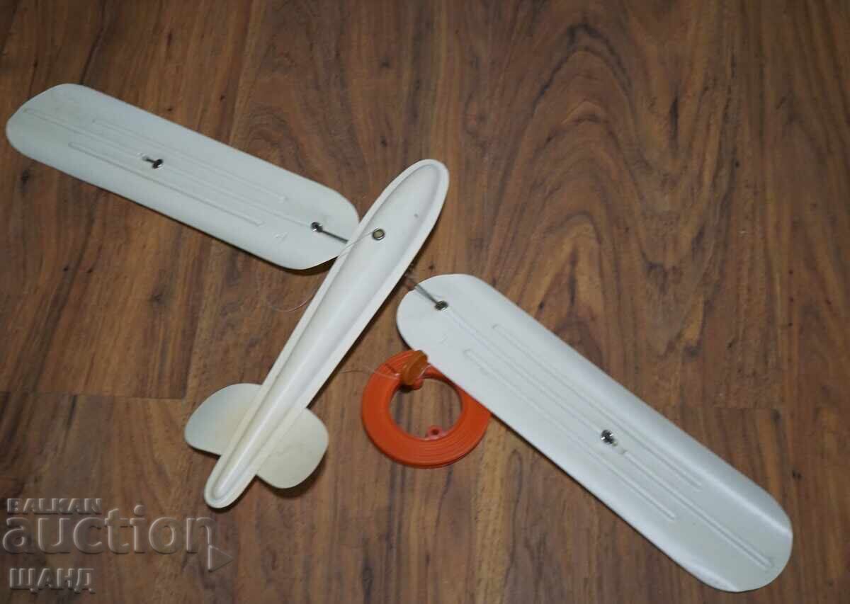 Livrarea Vechi zmeu polonez din plastic, avion, cu cutie
