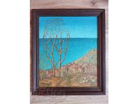 OLD PAINTING OIL ON CANVAS - PAINTED!