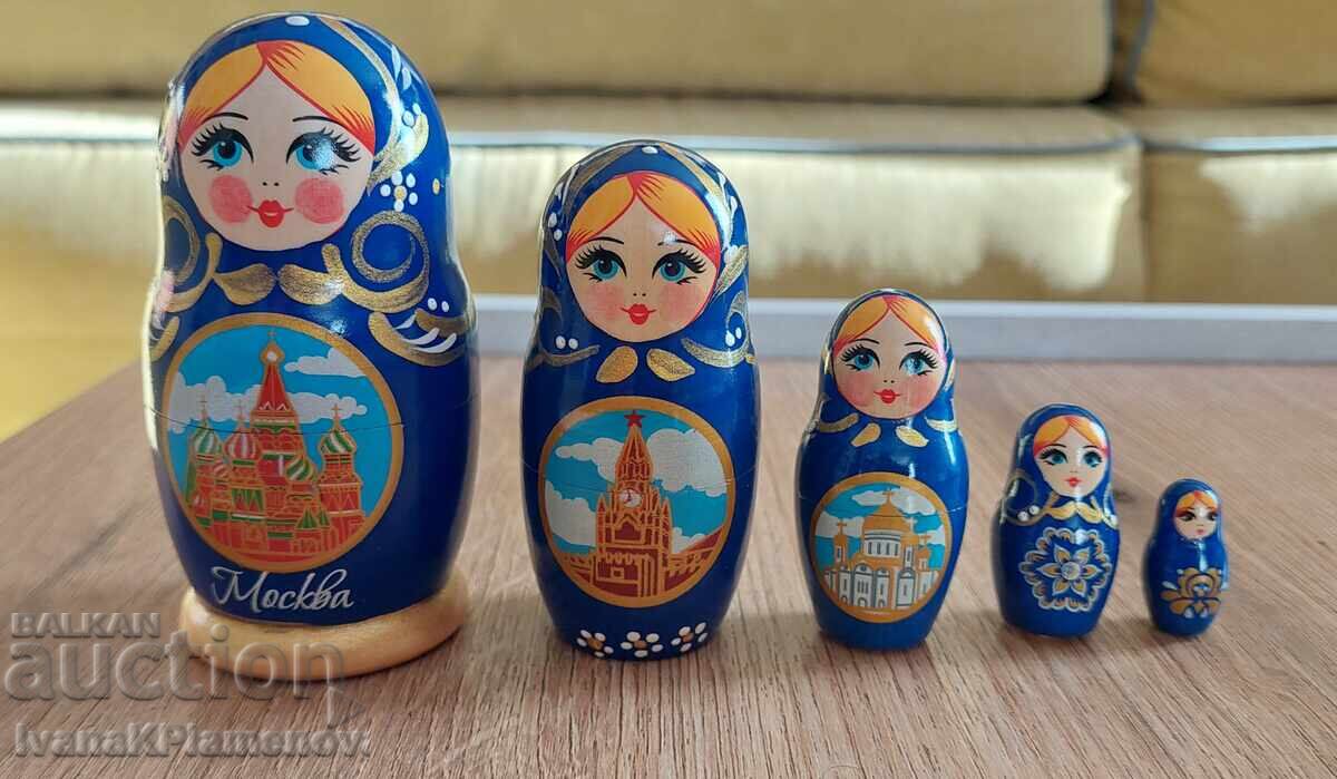 Set de matrioșka 5 bucăți pentru cunoscători