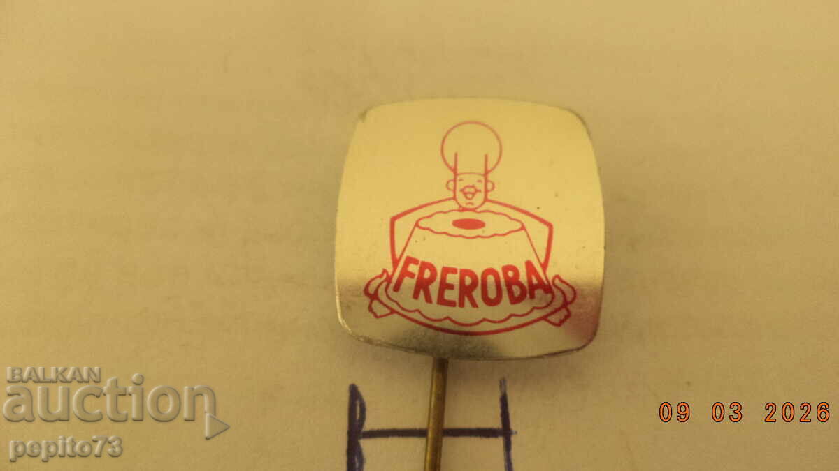 Σήμα διαφήμισης, Freroba, βιομηχανία τροφίμων Σήμα διαφήμισης, Freroba, βιομηχανία τροφίμων