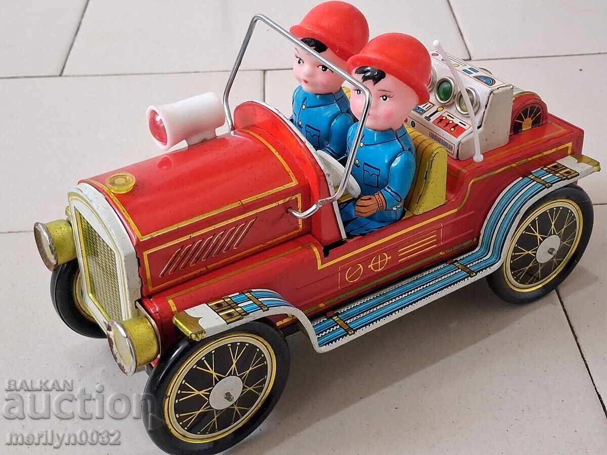 Jucărie de tablă pentru copii, mașină de pompieri, cutie, mașină, China