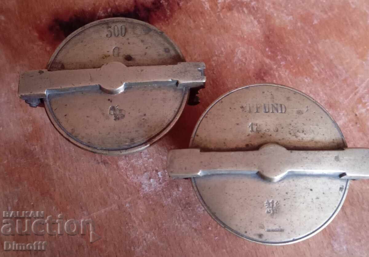 Бронзови аптекарски теглилки - 6