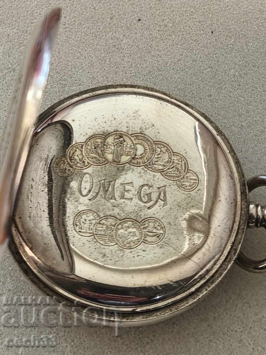 Аукцион Омега - Гран При. Калибър 19'' LB. Сребро 0.800. - 1920 г.