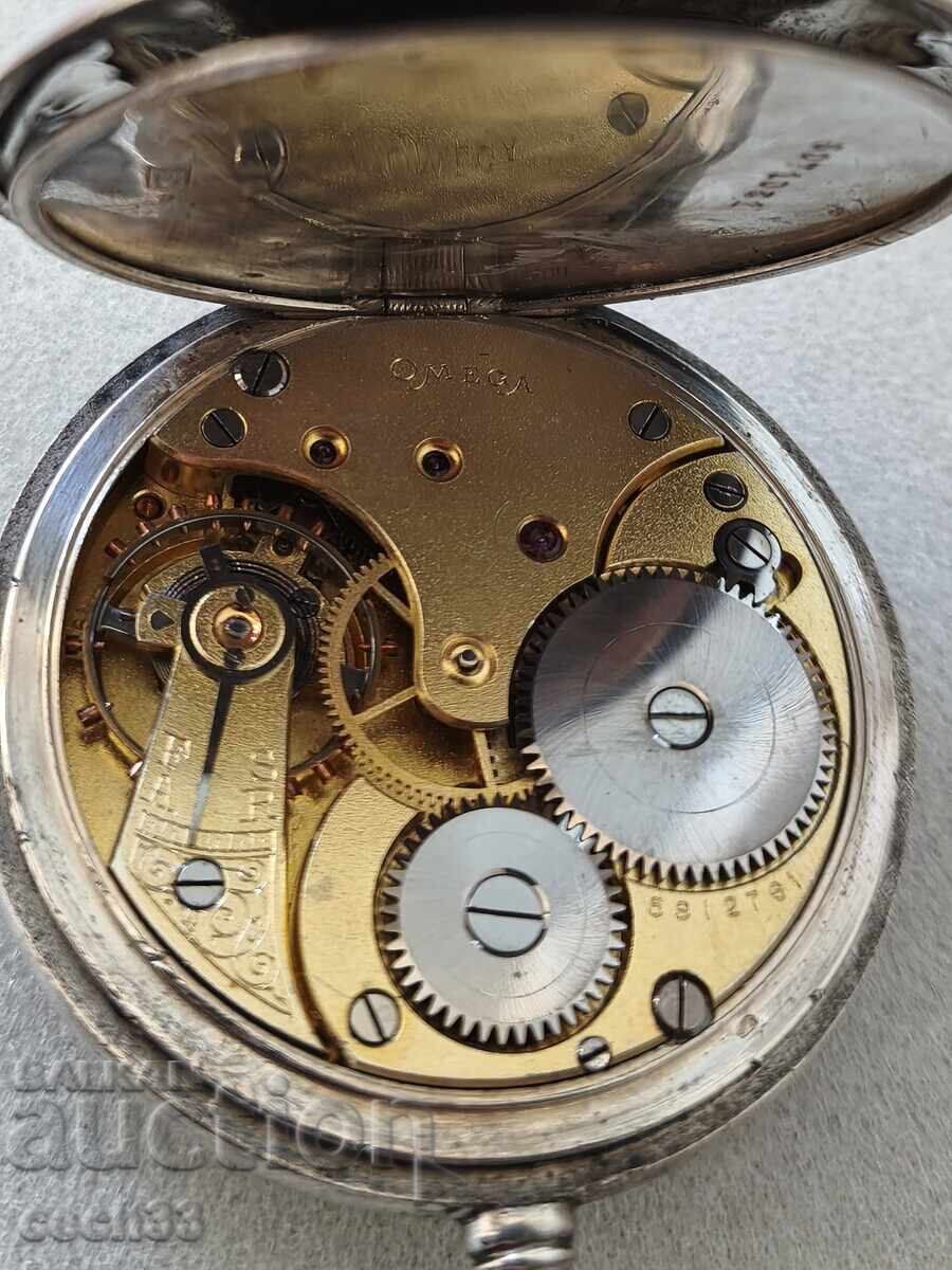 Омега - Гран При. Калибър 19'' LB. Сребро 0.800. - 1920 г. - 5