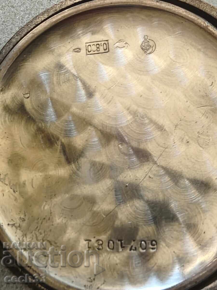 Омега - Гран При. Калибър 19'' LB. Сребро 0.800. - 1920 г. - 7