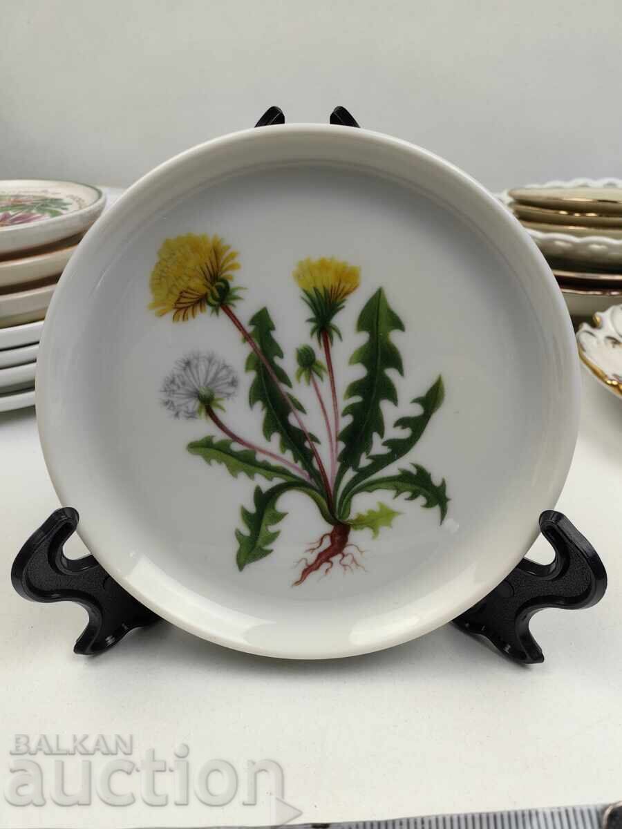 Συλλεκτικό Πορσελάνινο Πιατάκι με Σήμα