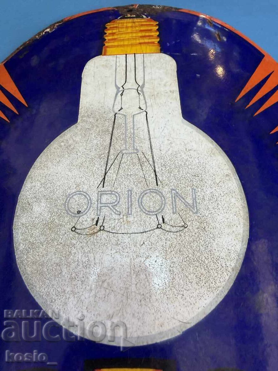 Veche placă emailată publicitară din epoca țarilor - 5