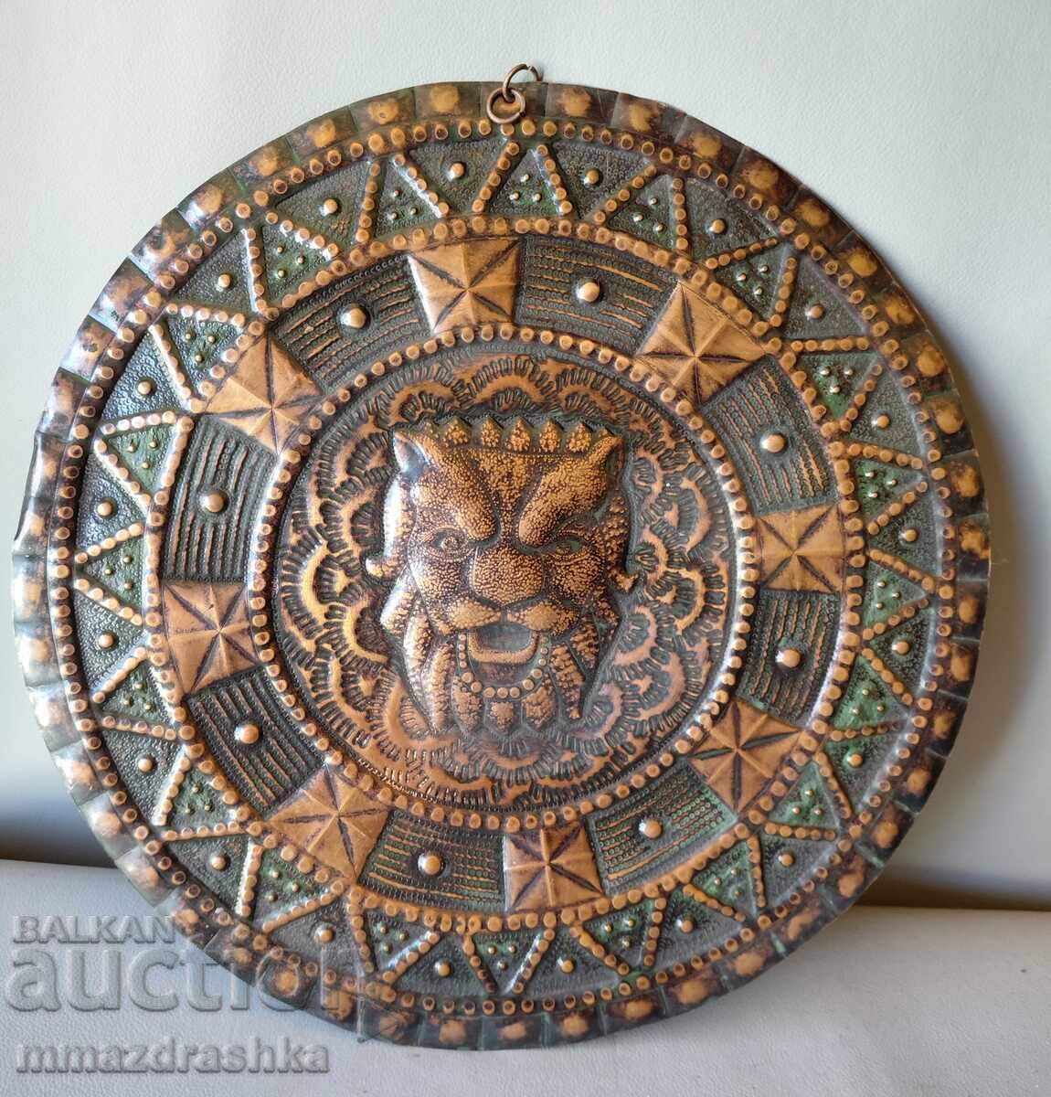 Panou vechi de cupru