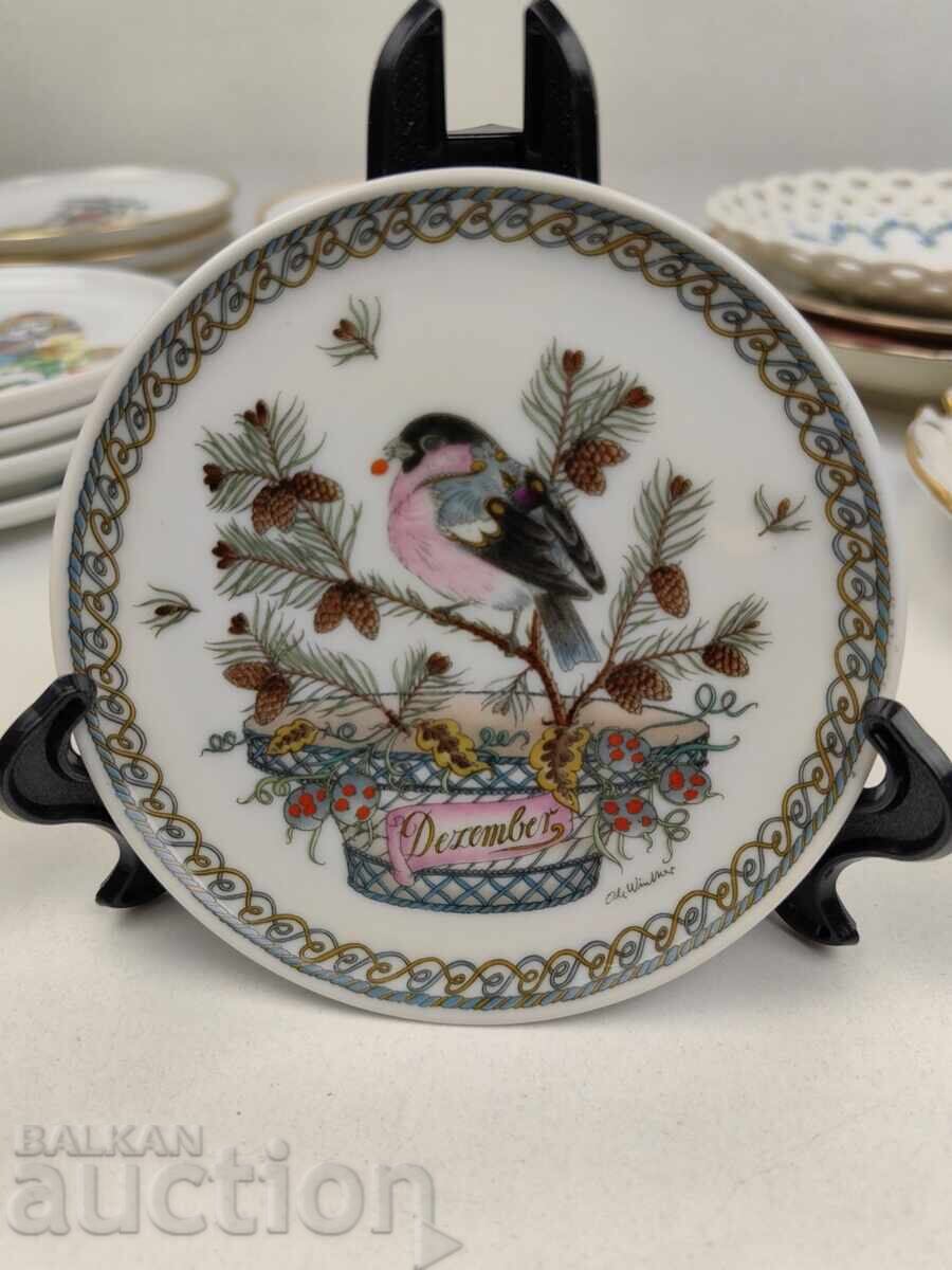 COLECȚIE DE PORȚELAN MICĂ PENTRU PĂSĂRI, TAVĂ PENTRU PĂSĂRI