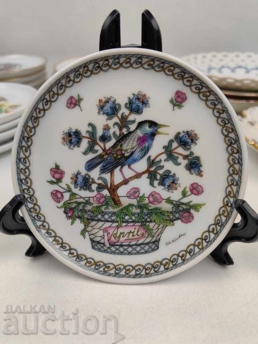 ПТИЦА ПТИЦИ КОЛЕКЦИЯ МАРКОВА МАЛКА ПОРЦЕЛАНОВА ЧИНИЙКА ЧИНИЯ