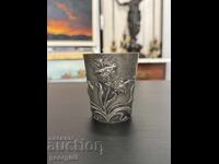 Стара калаена чаша - Арт Нуво XIX -  XX век. №7938