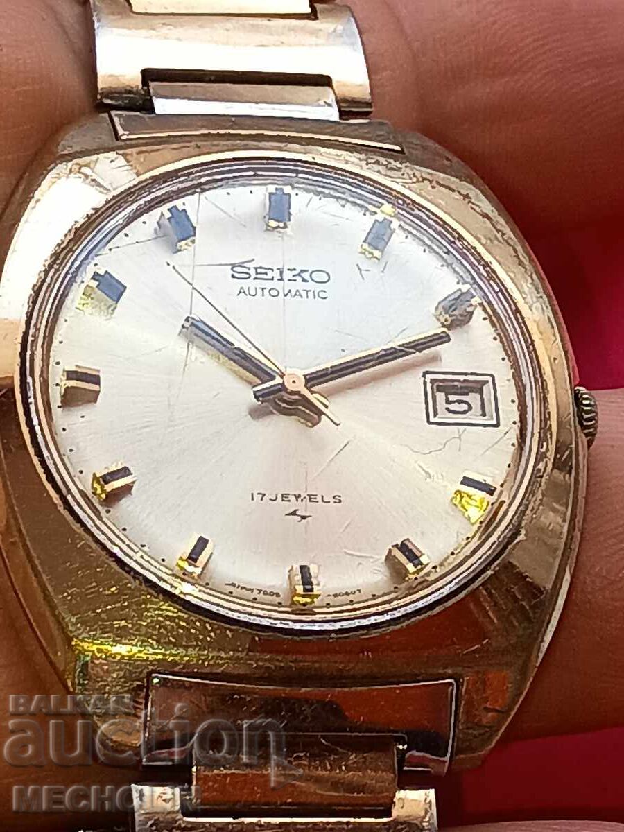 Японски КОЛЕКЦИОНЕРСКИ ЧАСОВНИК Seiko automatic 17 j с цена € 55.00 | 107.57 лв.