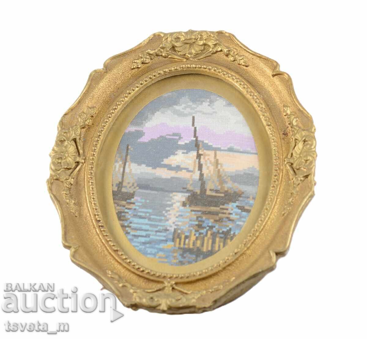 Goblen peisaj marin Dimineața deasupra mării