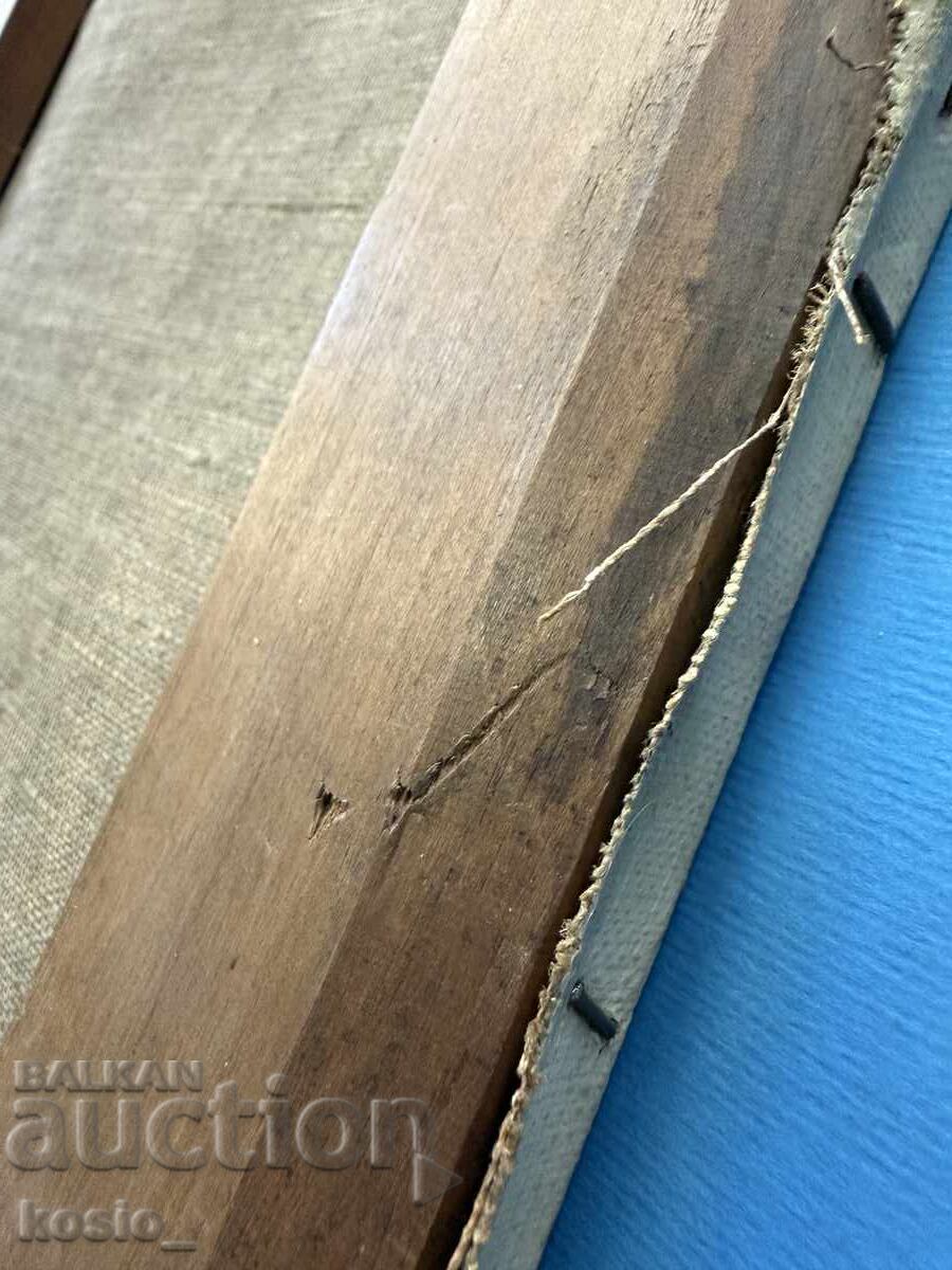 Veche pictură rusească Ermolaev ulei pânză - 5