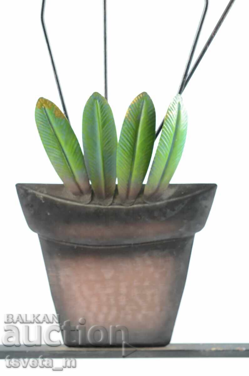 Licitație Panou decorativ metalic - tablou orhidee Licitație Panou decorativ metalic - tablou orhidee