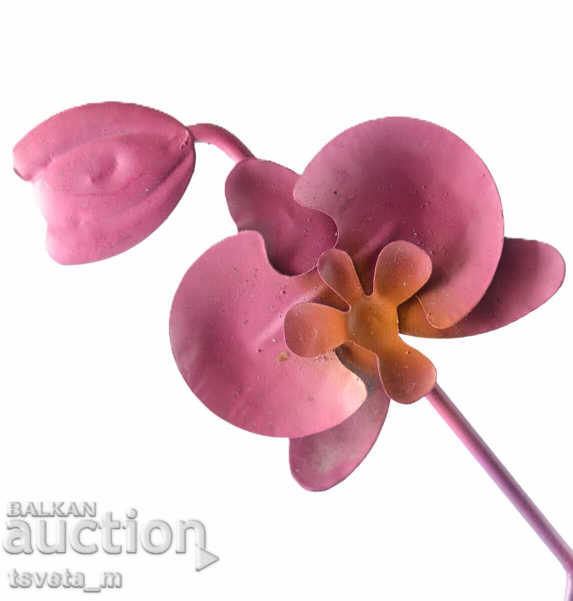 Panou decorativ metalic - tablou orhidee - 6 Panou decorativ metalic - tablou orhidee - 6