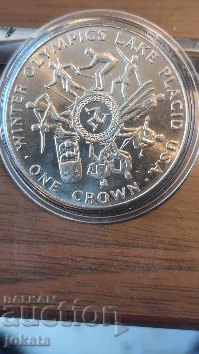 1 coroană Insula Man