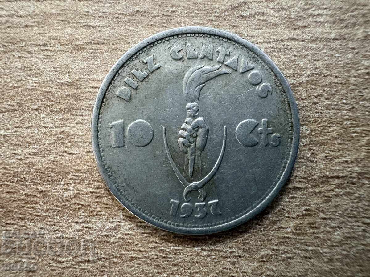 Bolivia - 10 centavos (1937)