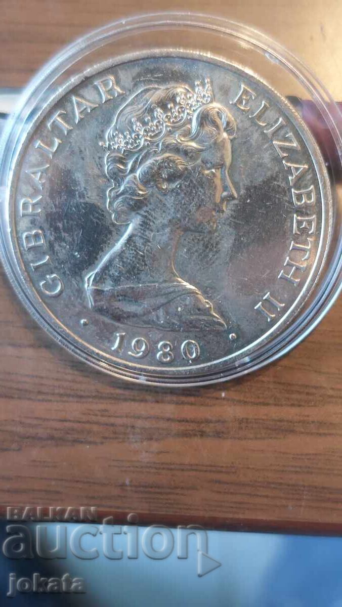 1 краун Гибралтар с цена € 18.00 | 35.20 лв. 1 краун Гибралтар с цена € 18.00 | 35.20 лв.