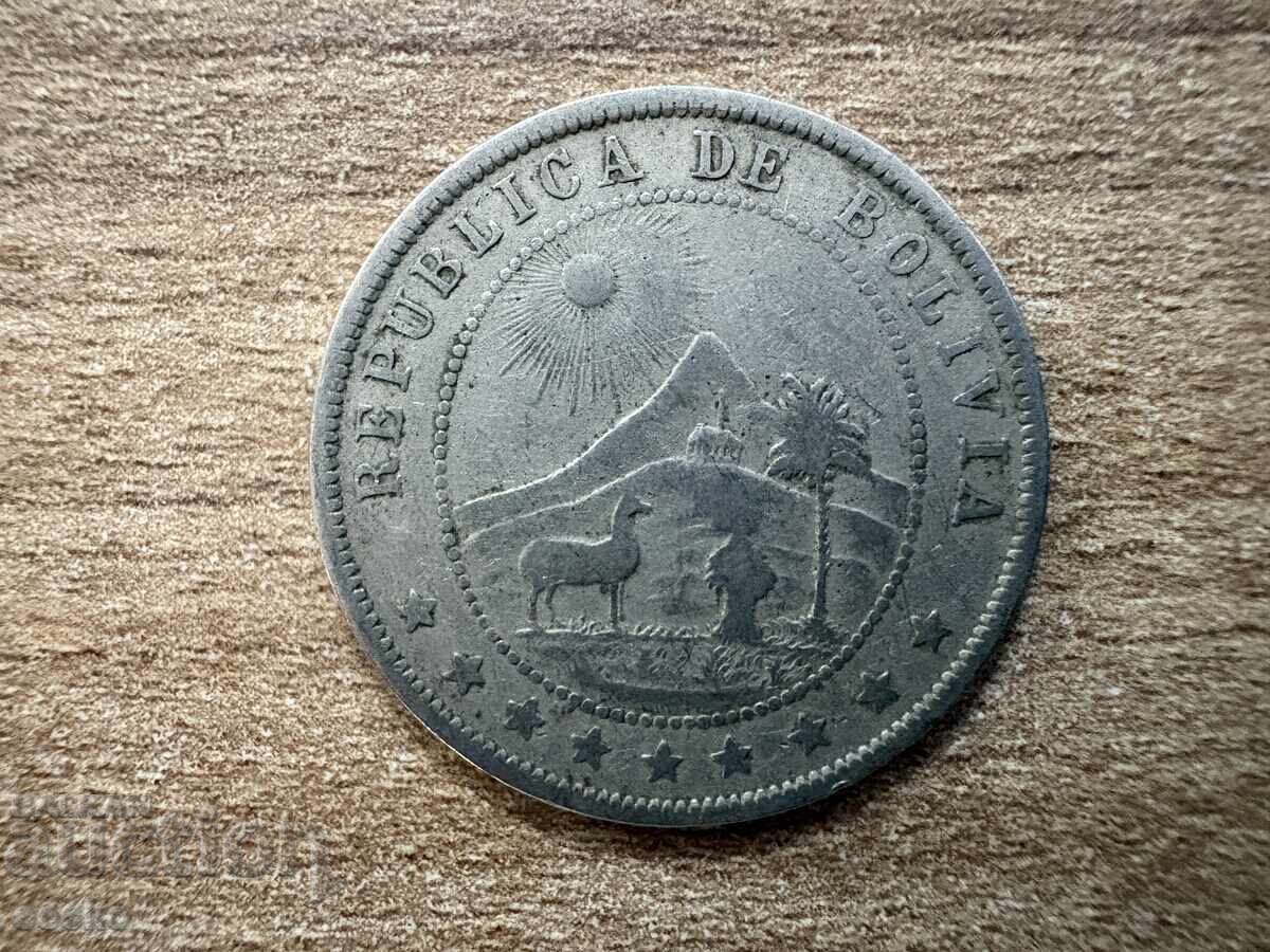 Боливия - 10 сентавос (1919) с цена € 1.35 | 2.64 лв.