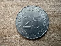 Bolivia - 25 centavos (1972)
