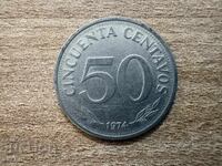 Bolivia - 50 centavos (1974)