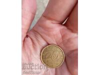 20 euro cents 1999 Spain brass