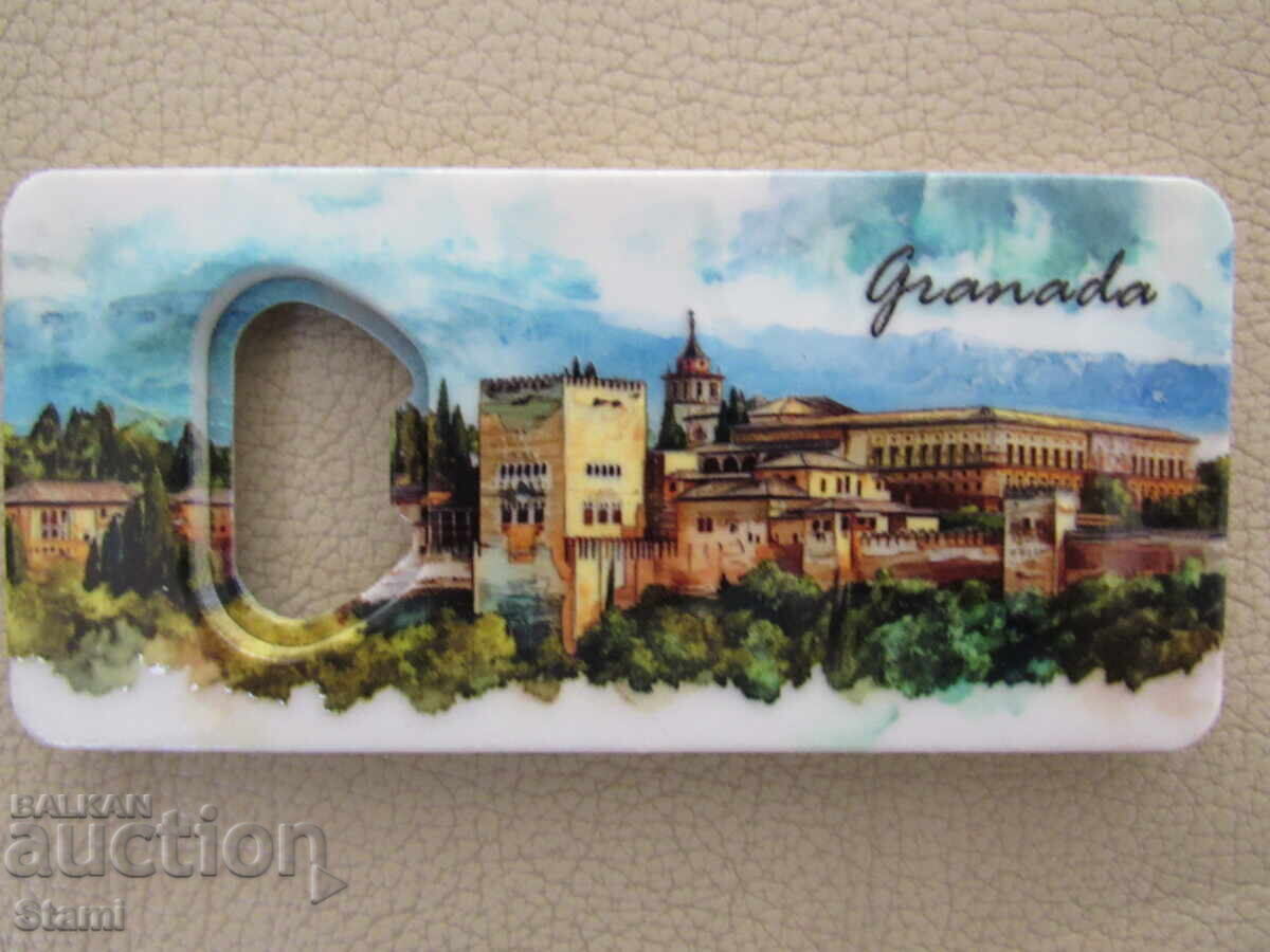 Магнит-отварачка  от Гранада, Испания-1 с цена € 6.40 | 12.52 лв.