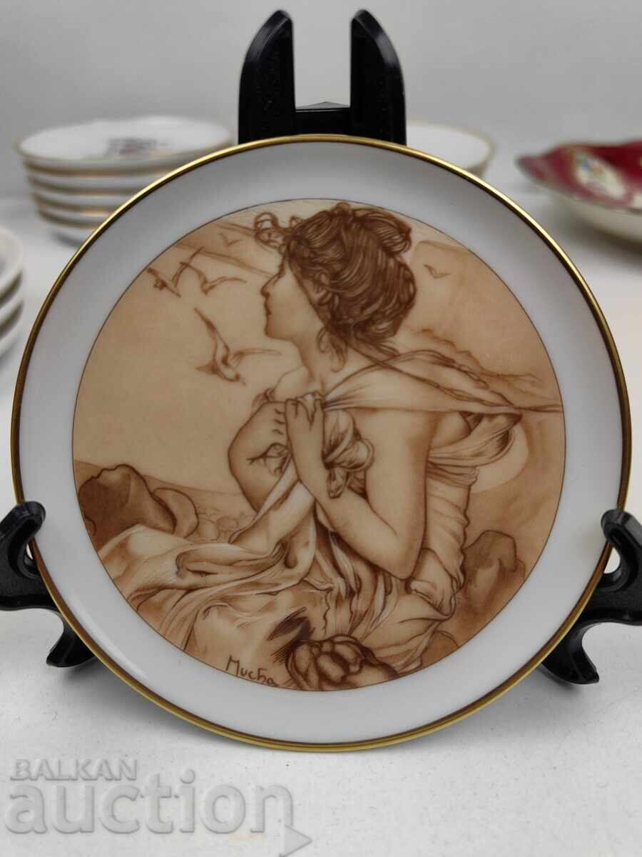 ALFONS MUCHA COLECȚIE TIMBRU MIC FARfurie PORȚELAN FARfurie