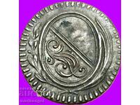 3 χέλερ 1827-1841 Ελβετία Ζυρίχη μπιλόν