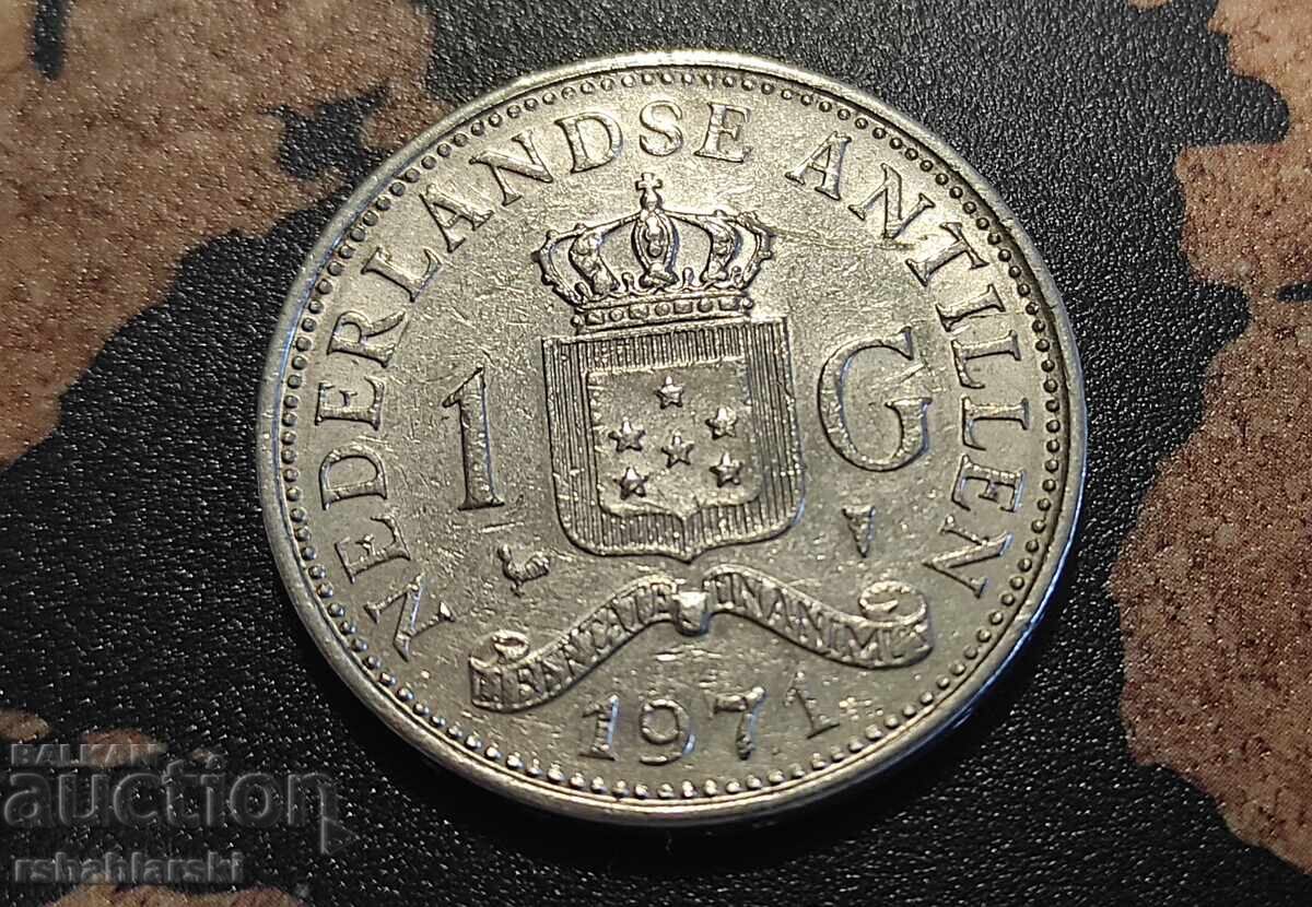 Netherlands Antilles Coin 1 Guilder [1971]