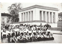 пред Мавзолея в София, около 1970-те