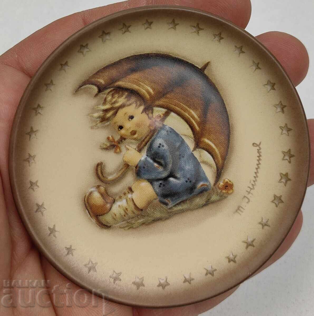 HUMMEL GOEBEL COLECȚIONABILĂ PLATOU MIC DIN PORȚELAN PLATOU - 7