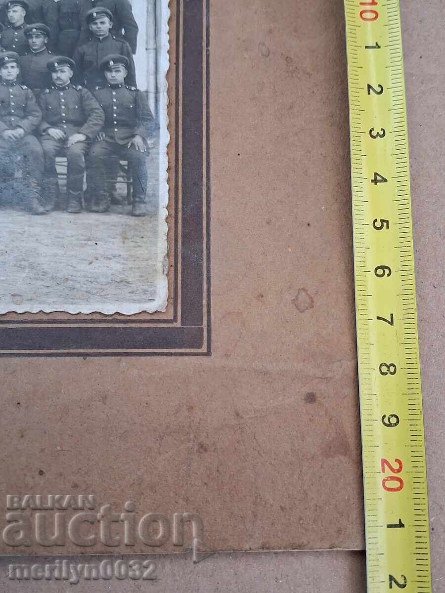 Fotografie de grup portret militar anii '30 Bulgaria - 7