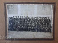 Fotografie de grup portret militar anii '30 Bulgaria