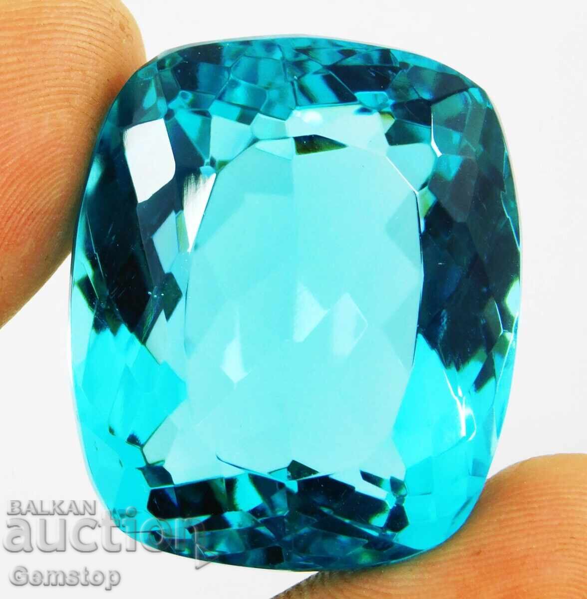 Auction BZC! 107.60ct natural aquamarine cushion cert. OMGTL from 1st! Auction BZC! 107.60ct natural aquamarine cushion cert. OMGTL from 1st!