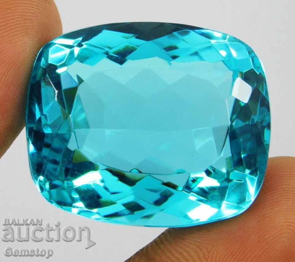 BZC! 107.60ct natural aquamarine cushion cert. OMGTL from 1st! - 5 BZC! 107.60ct natural aquamarine cushion cert. OMGTL from 1st! - 5