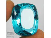 БЗЦ! 107.60к-та естествен аквамарин кушон серт.OMGTL от 1ст!