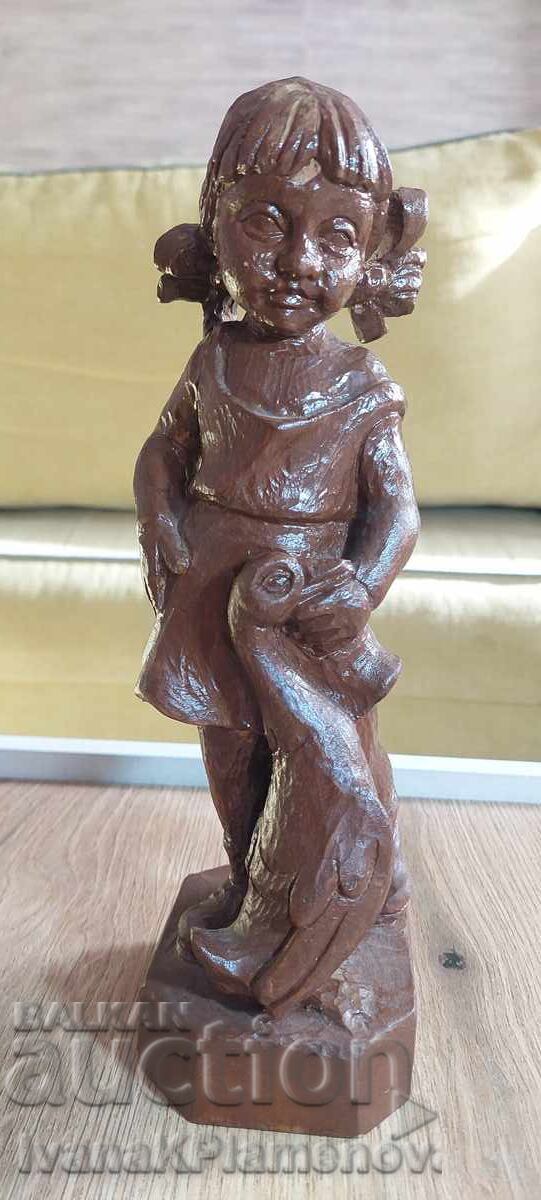 Sculptură în lemn pentru cunoscători 28cm cu preț € 16.00 | 31.29 BGN
