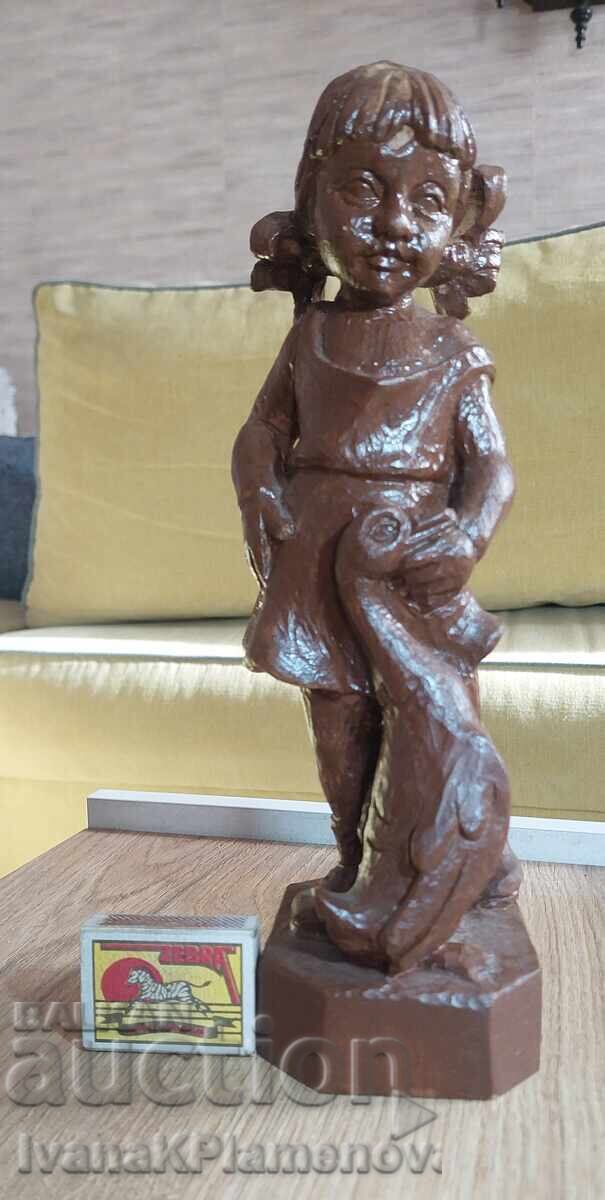 Sculptură în lemn pentru cunoscători 28cm - 6