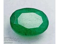BZTS! 12.70 κ-τα φυσικό σμαραγδένιο οβάλ πιστοπ.IGL από 1στ!